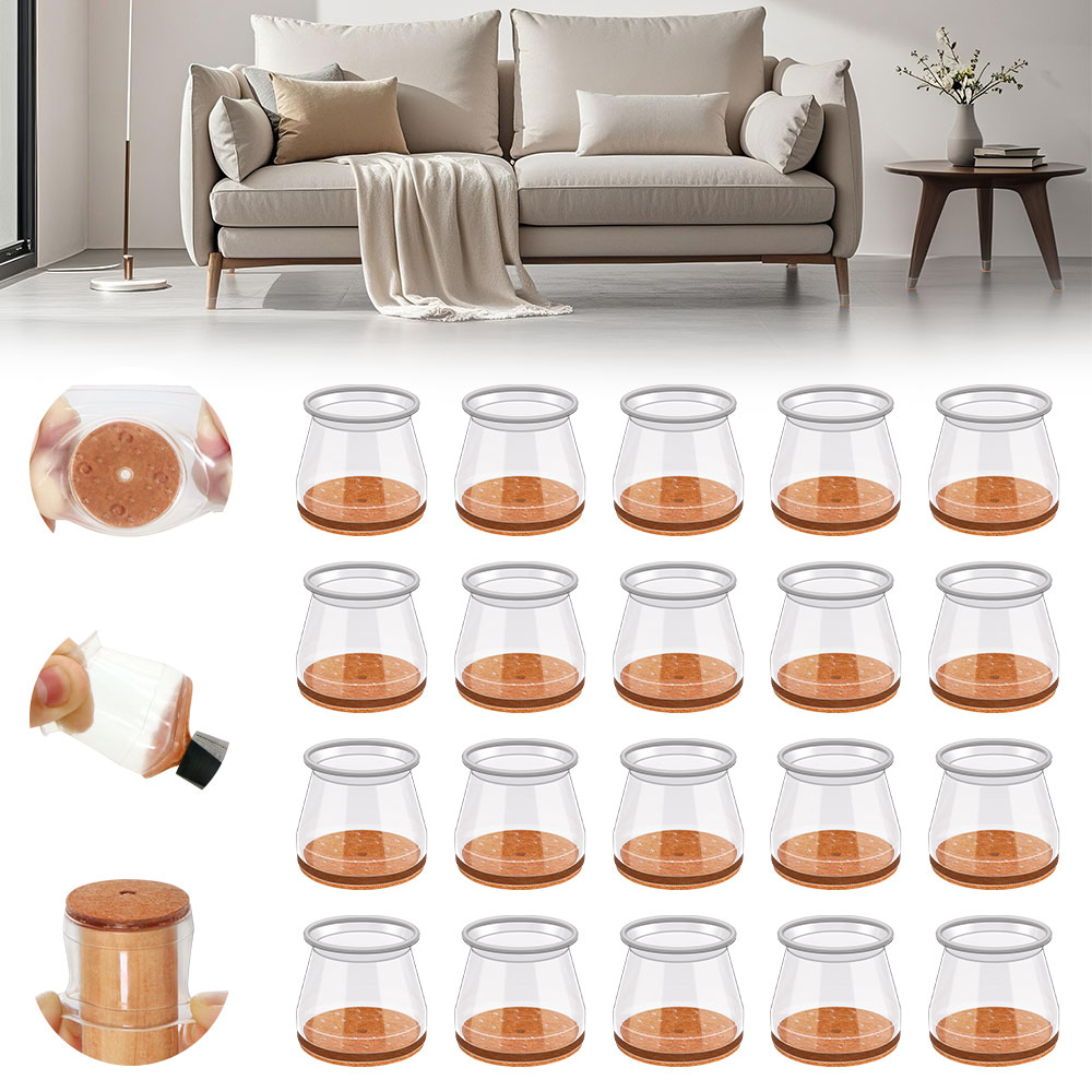 Furniture Hardware Feet - 24-36 pçs tampas de perna de