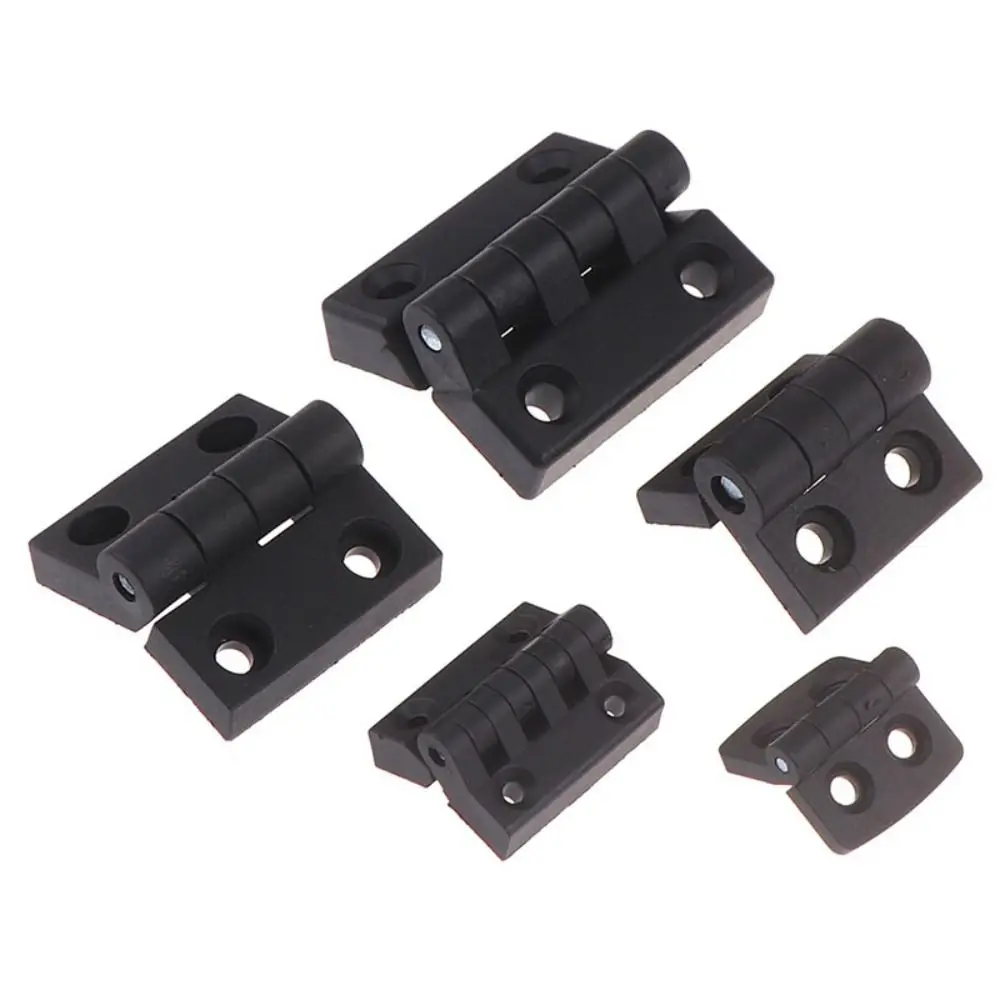 Furniture Hardware Black - Dobradiça Profissional de Plástico ABS Preto