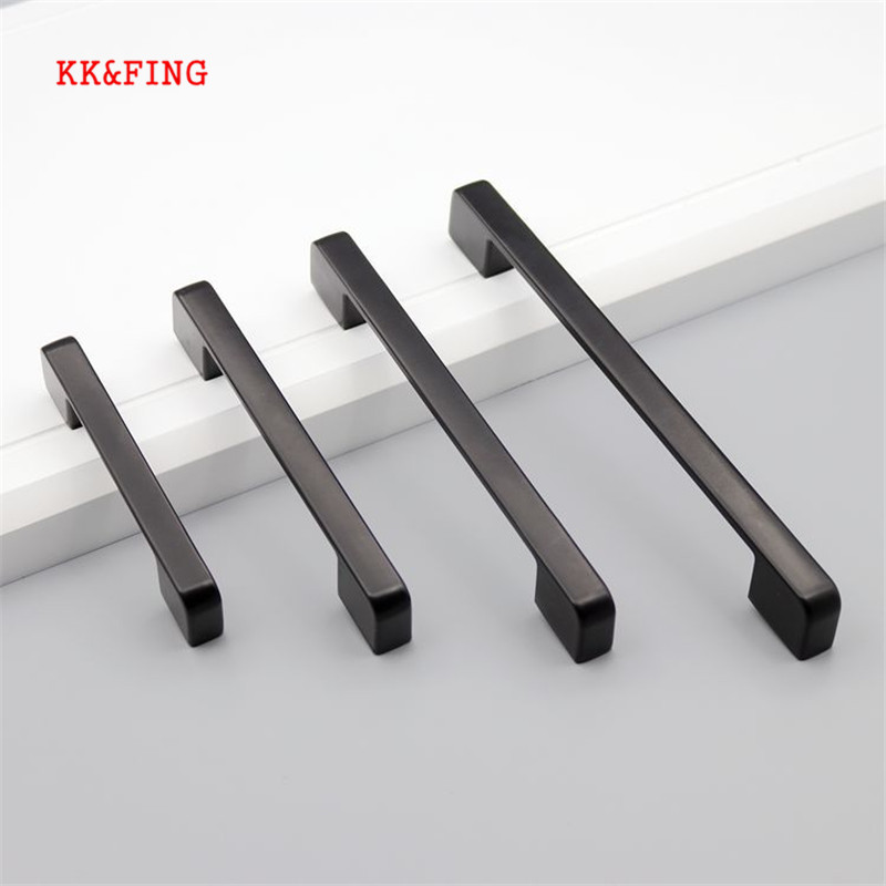 Furniture Hardware Black - Kk & ços-puxadores em alumínio para