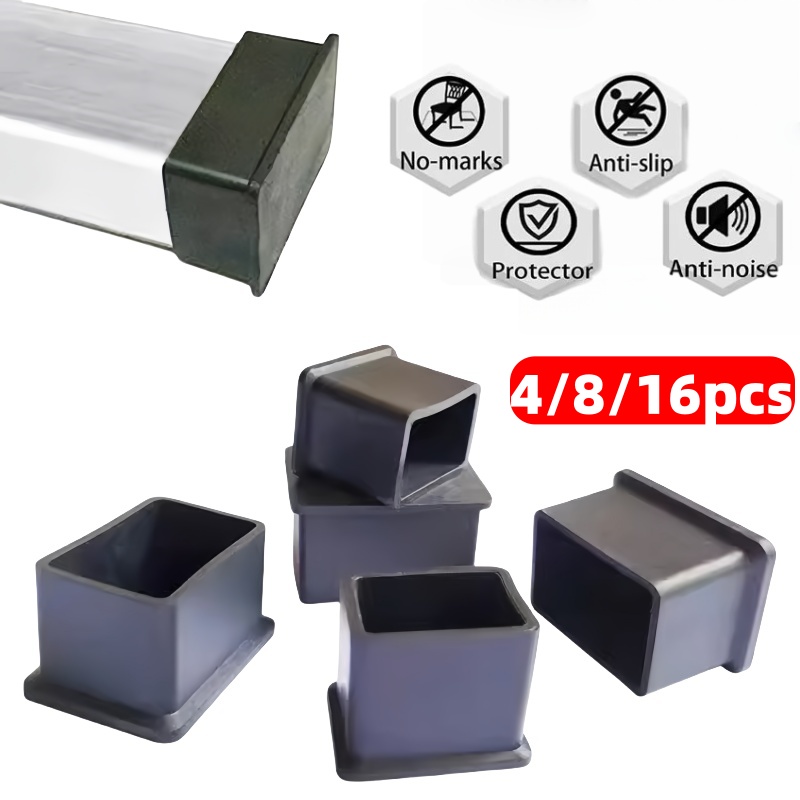 Furniture Hardware Feet - 4/8/16 pçs pvc cadeira perna tampões
