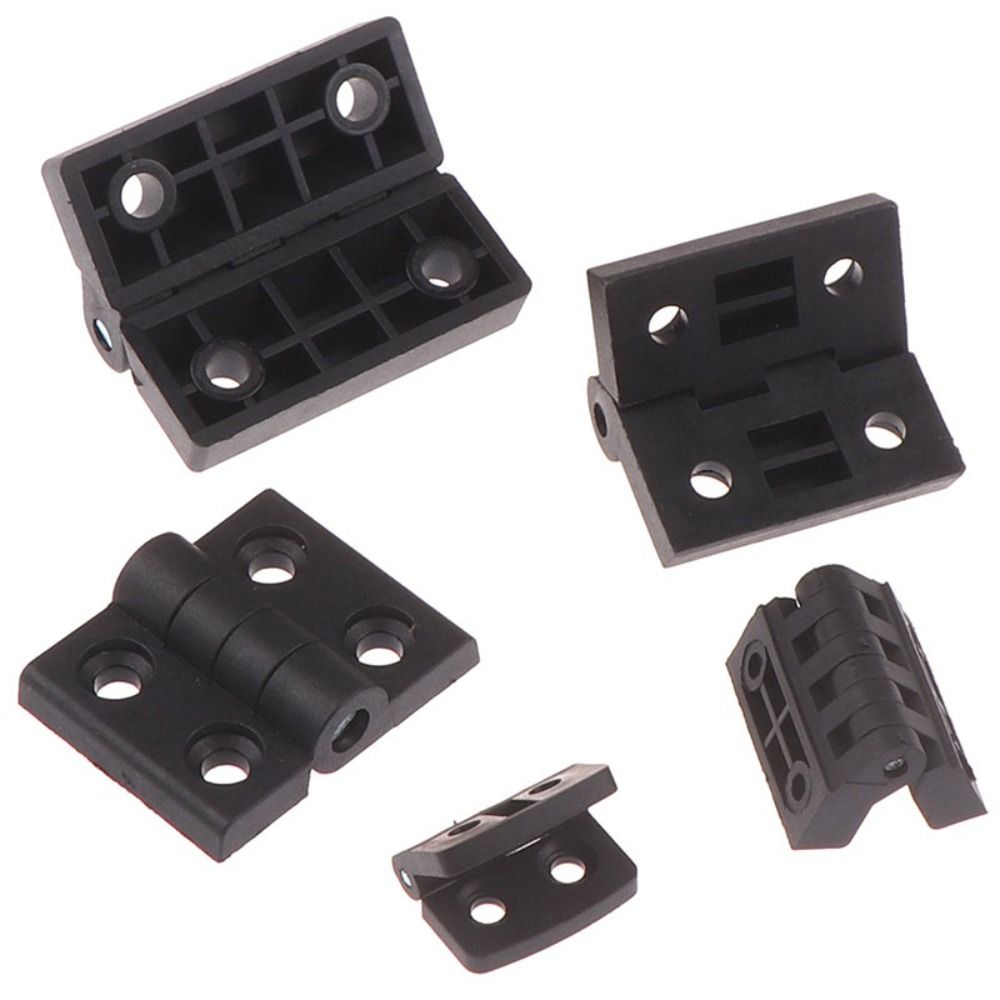 Furniture Hardware Black - Dobradiça de Porta Profissional em Plástico