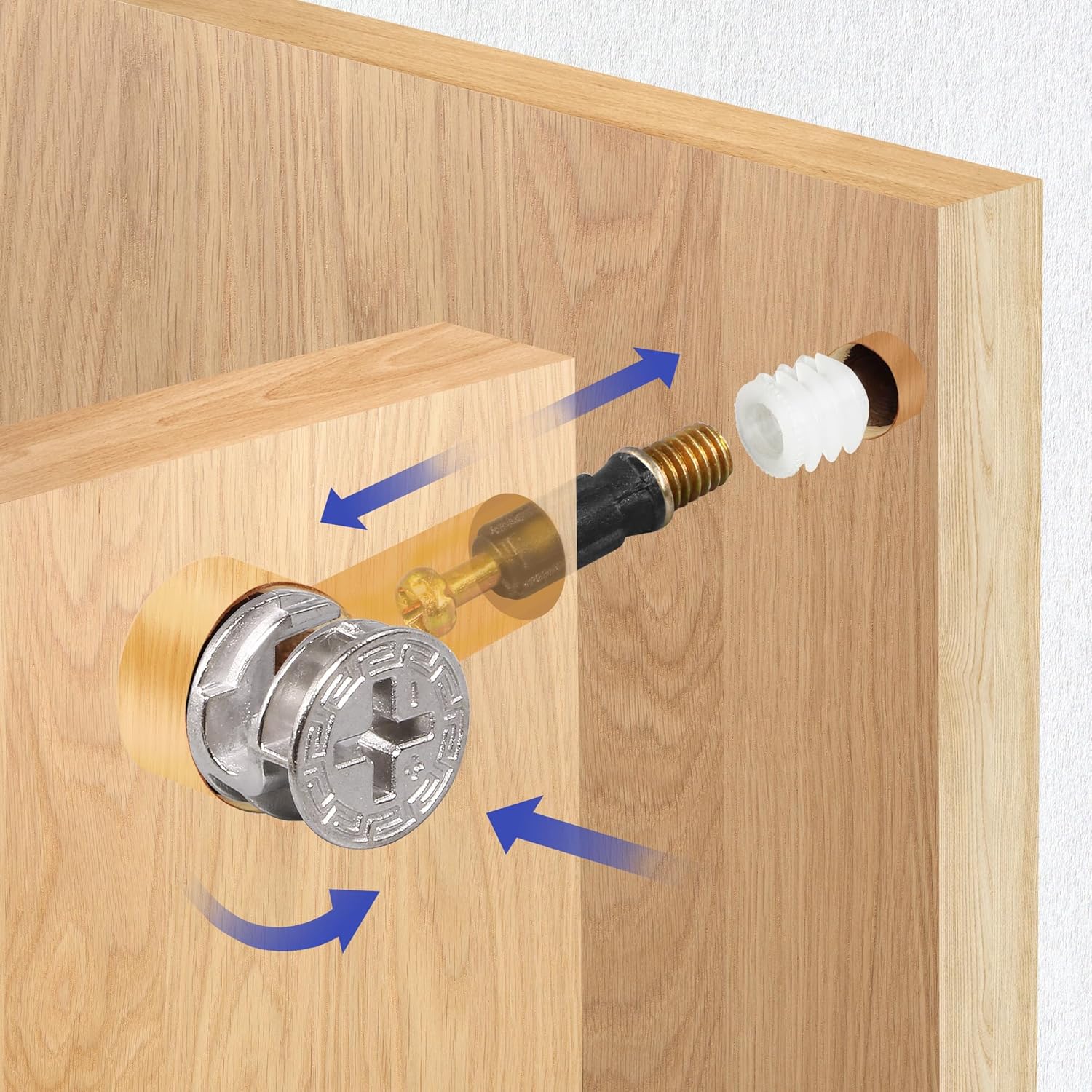 Conector de Móveis 3 em 1: Par - Cam Lock Nut avaliação e preço