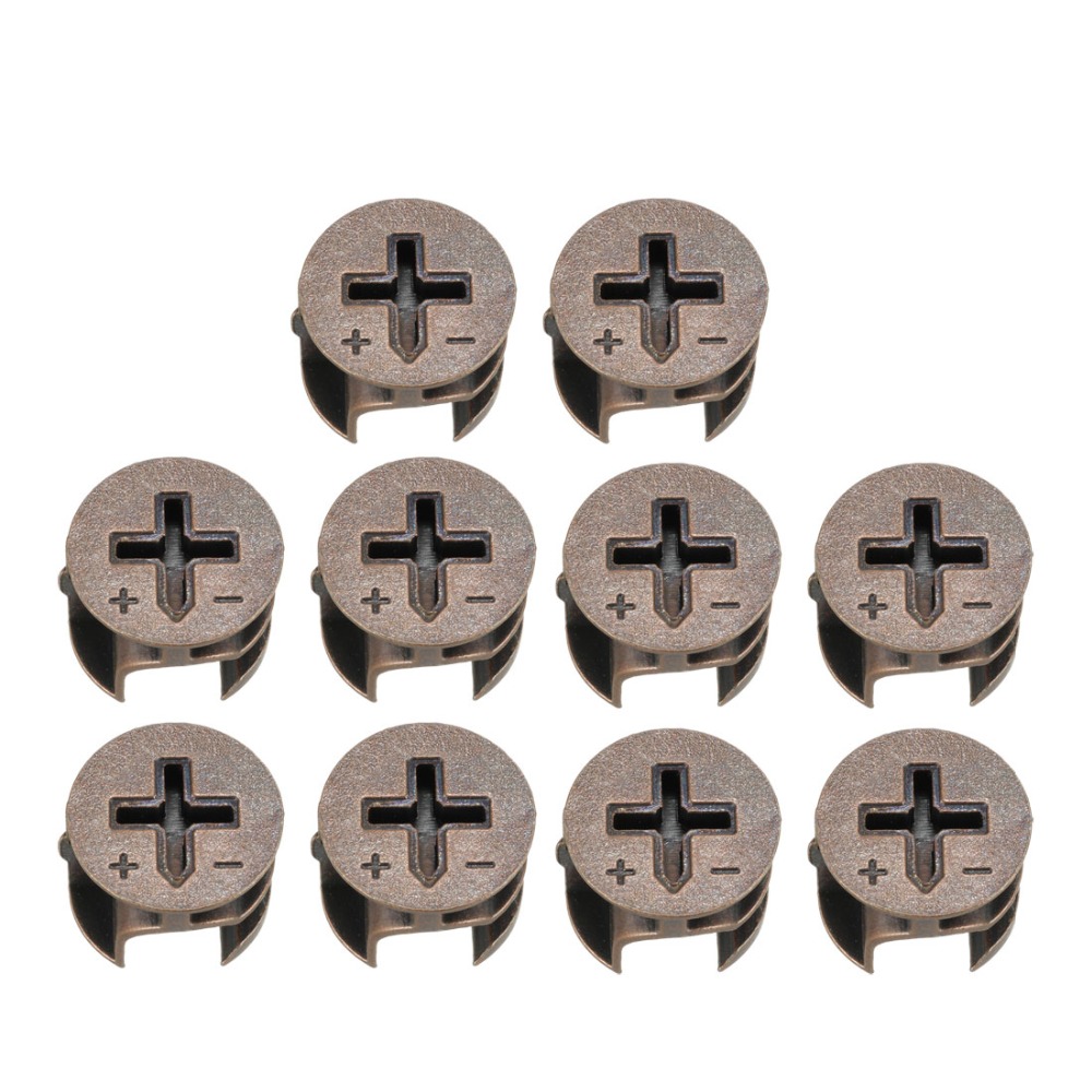 Uxcell Novo Kit Quente de 10 P - Cam Lock Nut avaliação e preço