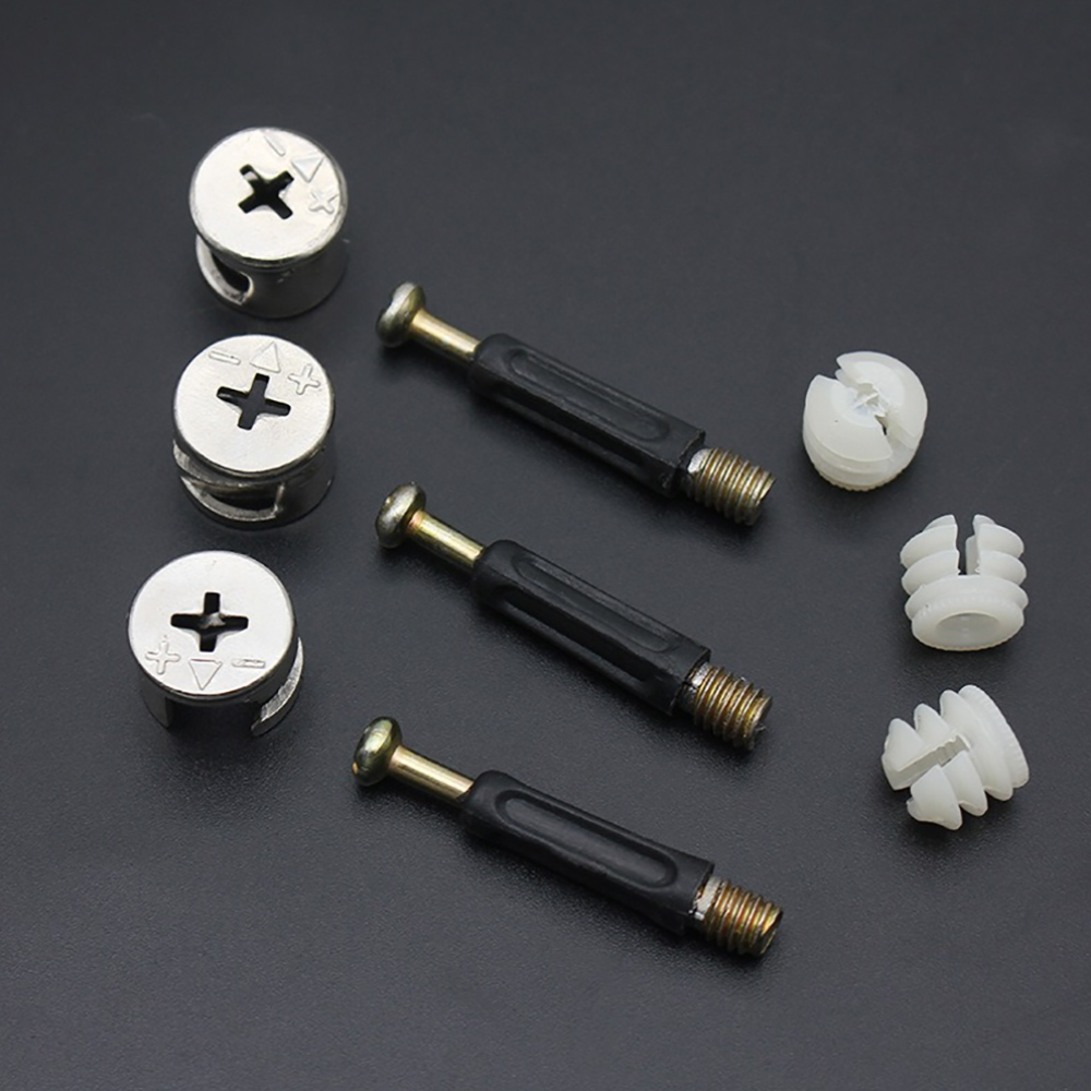 NOVO Kit de 24 Conjuntos de Co - Cam Lock Nut avaliação e preço