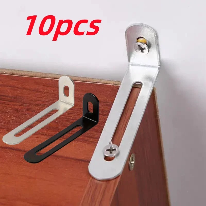 10 Peças de Suportes Angulares - Furniture Hardware Black avaliação e preço