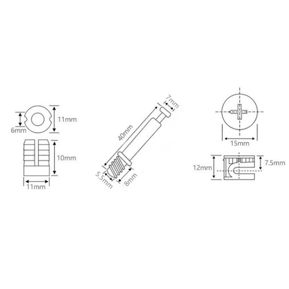 Conjunto de Ferragens para Con - Cam Lock Nut avaliação e preço