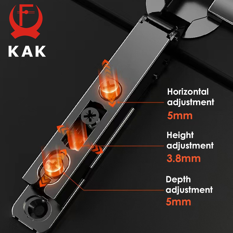 Kak dobradiças hidráulicas ocu - Furniture Hardware Black avaliação e preço