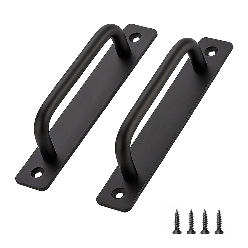 2 pçs puxadores de porta liga  - Furniture Hardware Black avaliação e preço