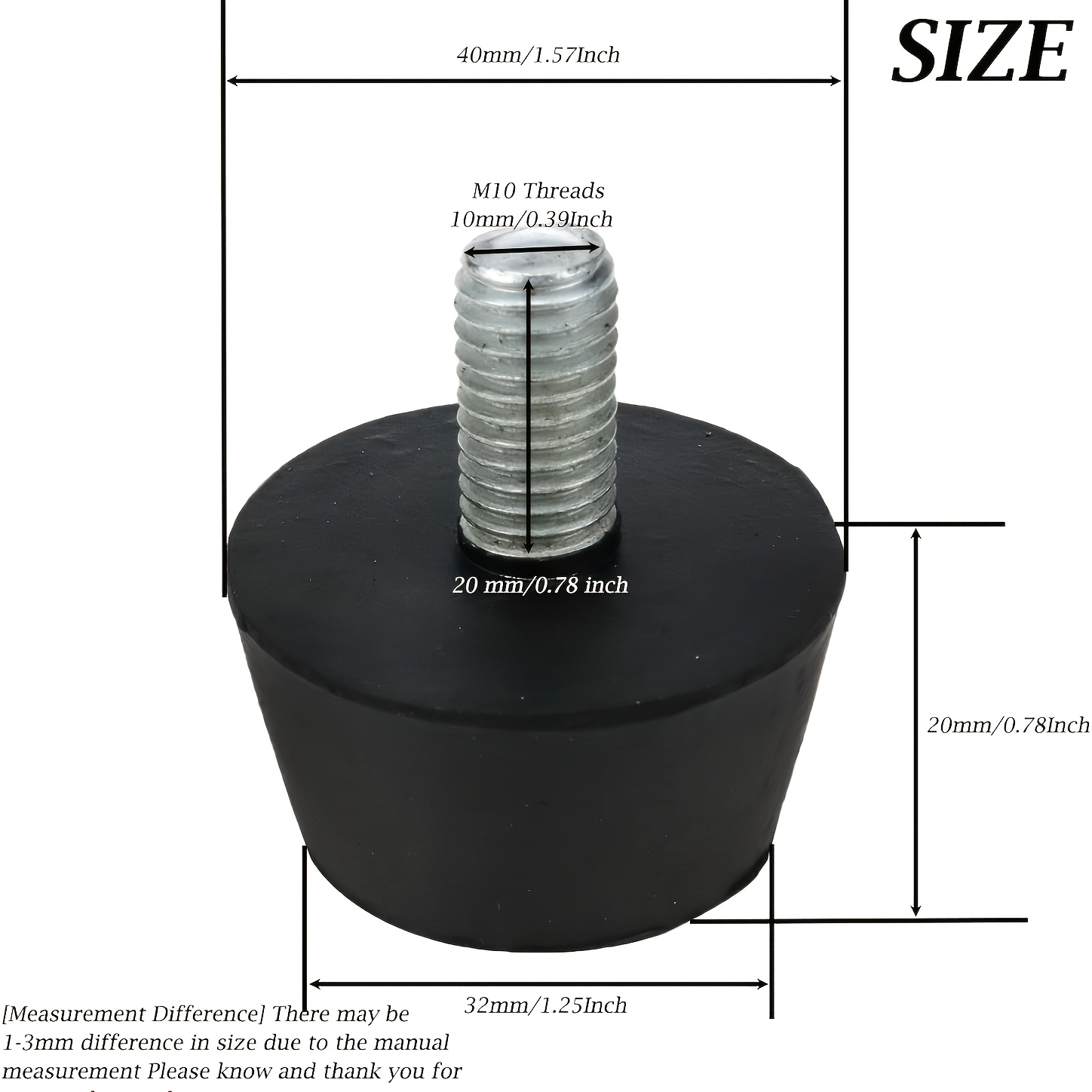 Almofada de borracha ajustável - Furniture Hardware Feet avaliação e preço